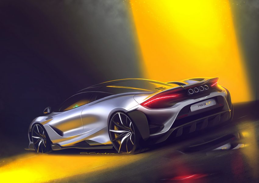 2021 McLaren 765LT - Design Sketch Wallpaper 850x601 #38
