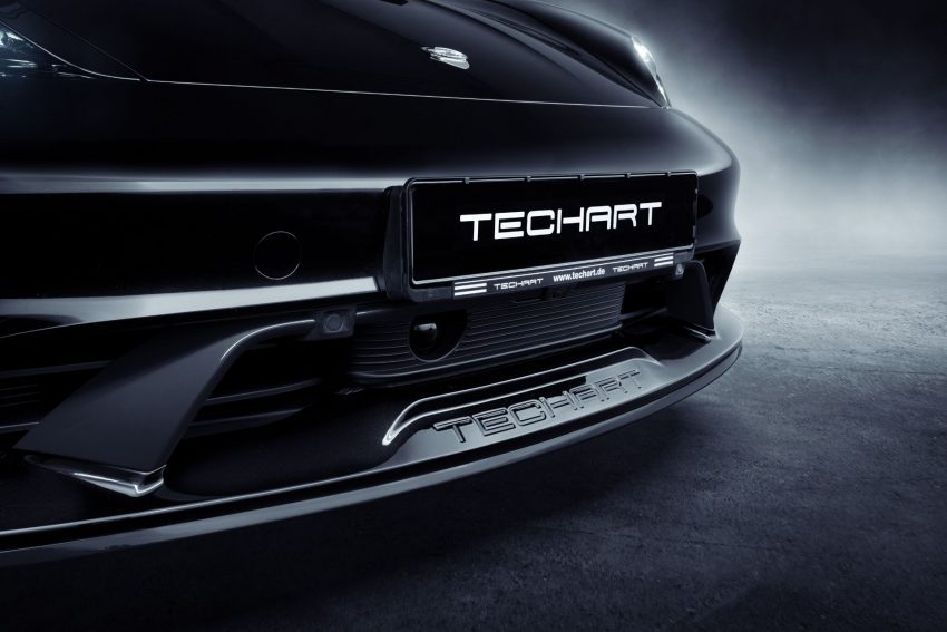 2021 Porsche Taycan with TechArt aerokit - Front Bumper Wallpaper 850x567 #13