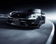 2021 Porsche Taycan with TechArt aerokit - Front Three-Quarter Wallpaper 190x150