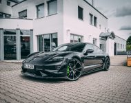 2021 Porsche Taycan with TechArt aerokit - Front Three-Quarter Wallpaper 190x150