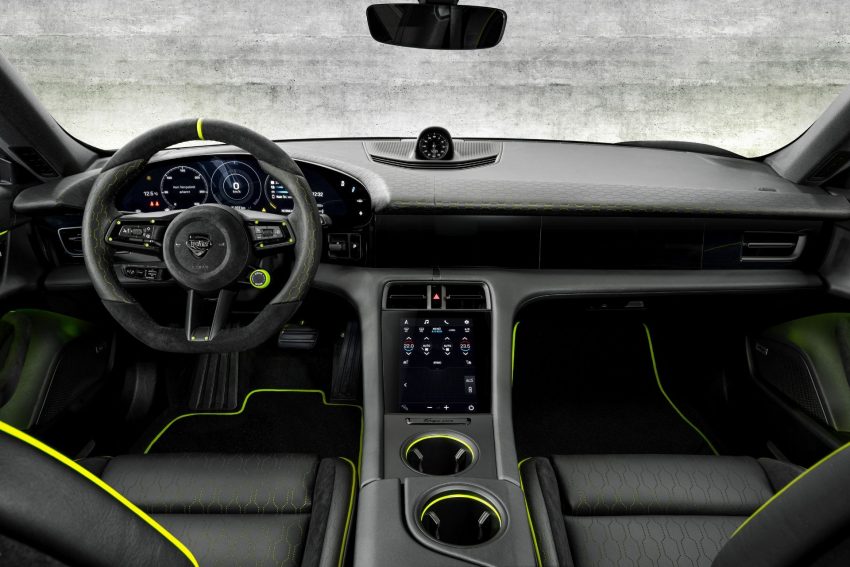2021 Porsche Taycan with TechArt aerokit - Interior, Cockpit Wallpaper 850x567 #24