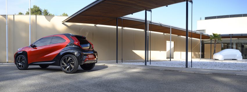 2021 Toyota Aygo X Prologue Concept - Rear Three-Quarter Wallpaper 850x317 #6