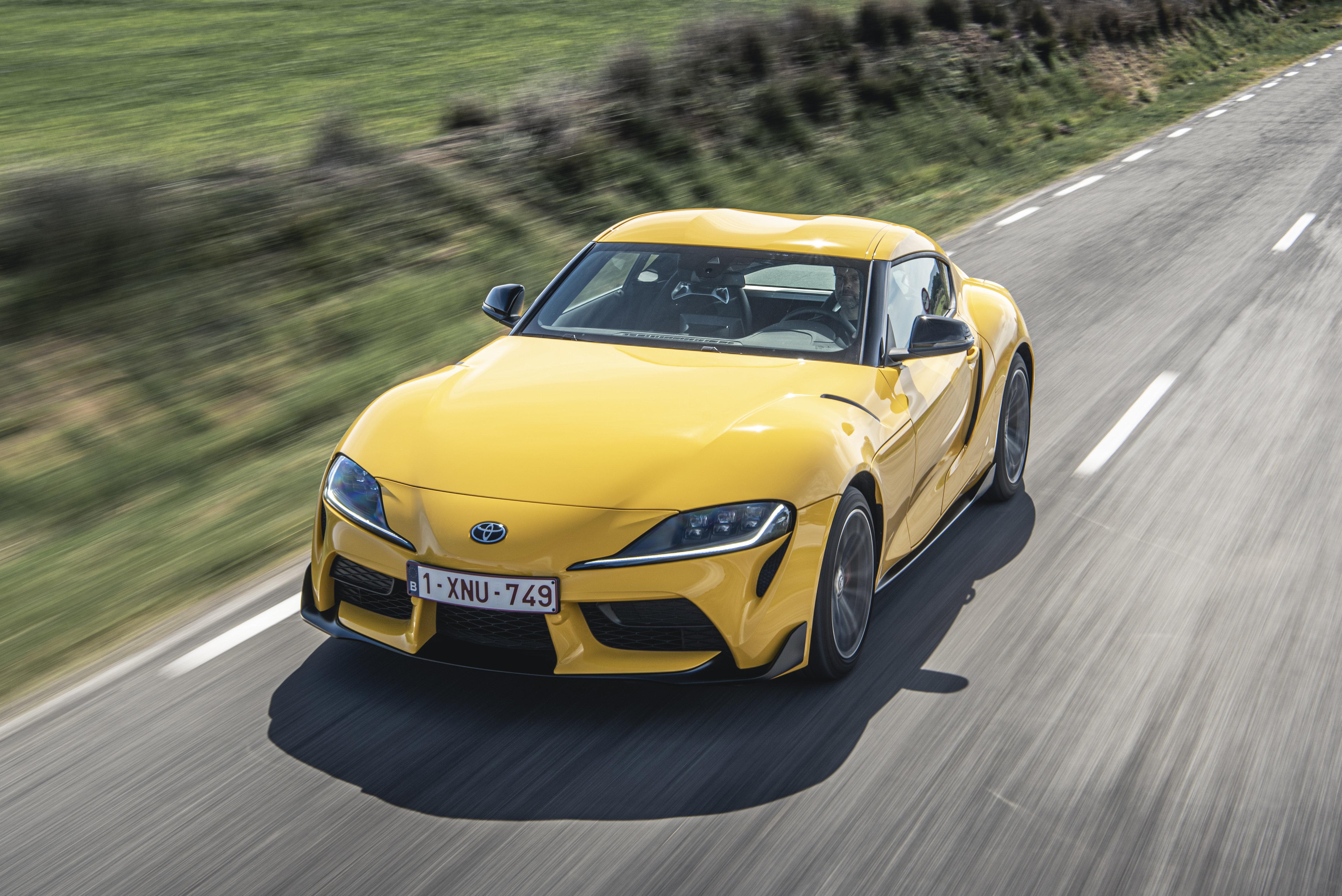 Download 2021 Toyota GR Supra 2.0L Turbo - Front Three-Quarter HD Wallpaper 5000x3338 #1