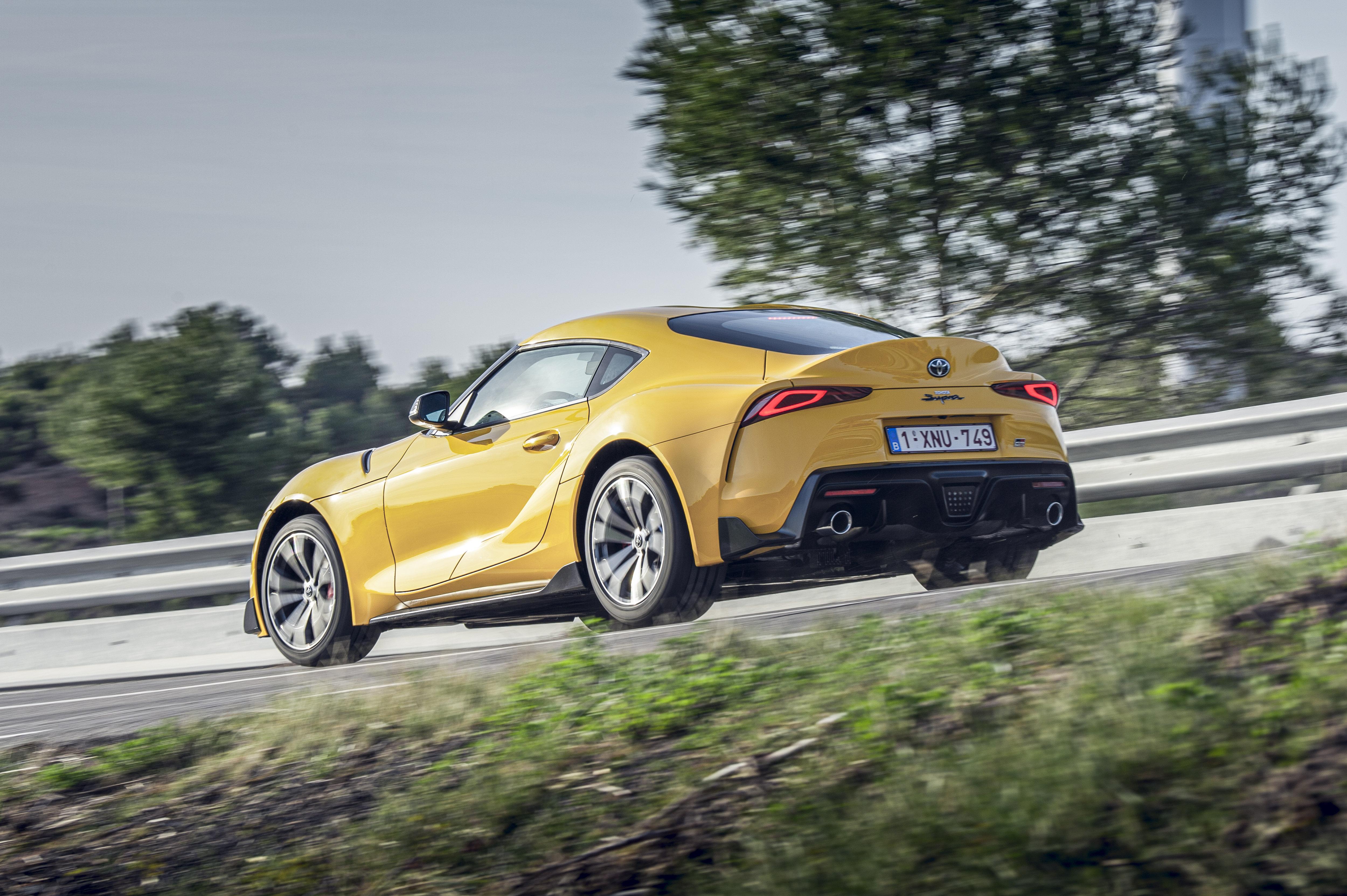 Download 2021 Toyota GR Supra 2.0L Turbo - Rear Three-Quarter HD Wallpaper 5000x3328 #24