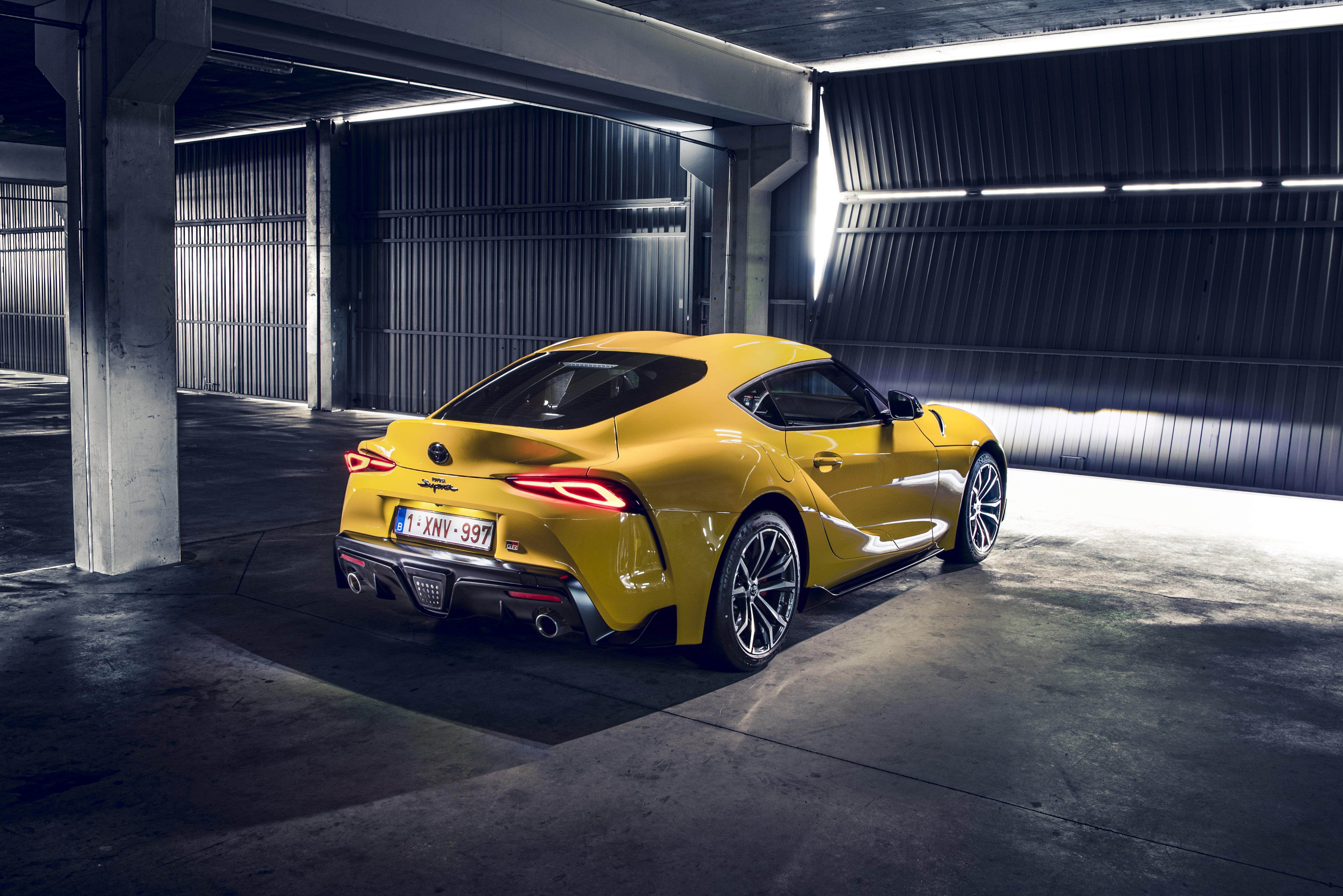 Download 2021 Toyota GR Supra 2.0L Turbo - Rear Three-Quarter HD Wallpaper 5000x3338 #40