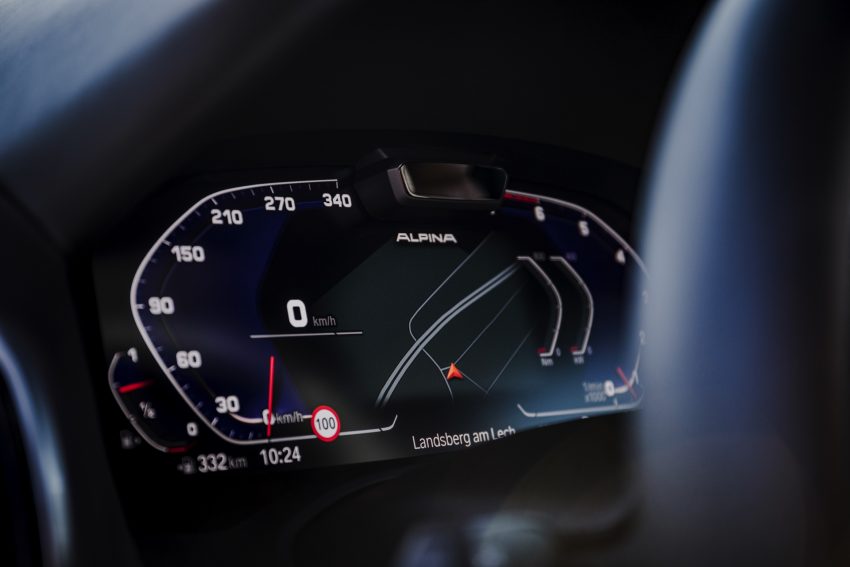 2022 ALPINA B8 Gran Coupé - Digital Instrument Cluster Wallpaper 850x567 #30