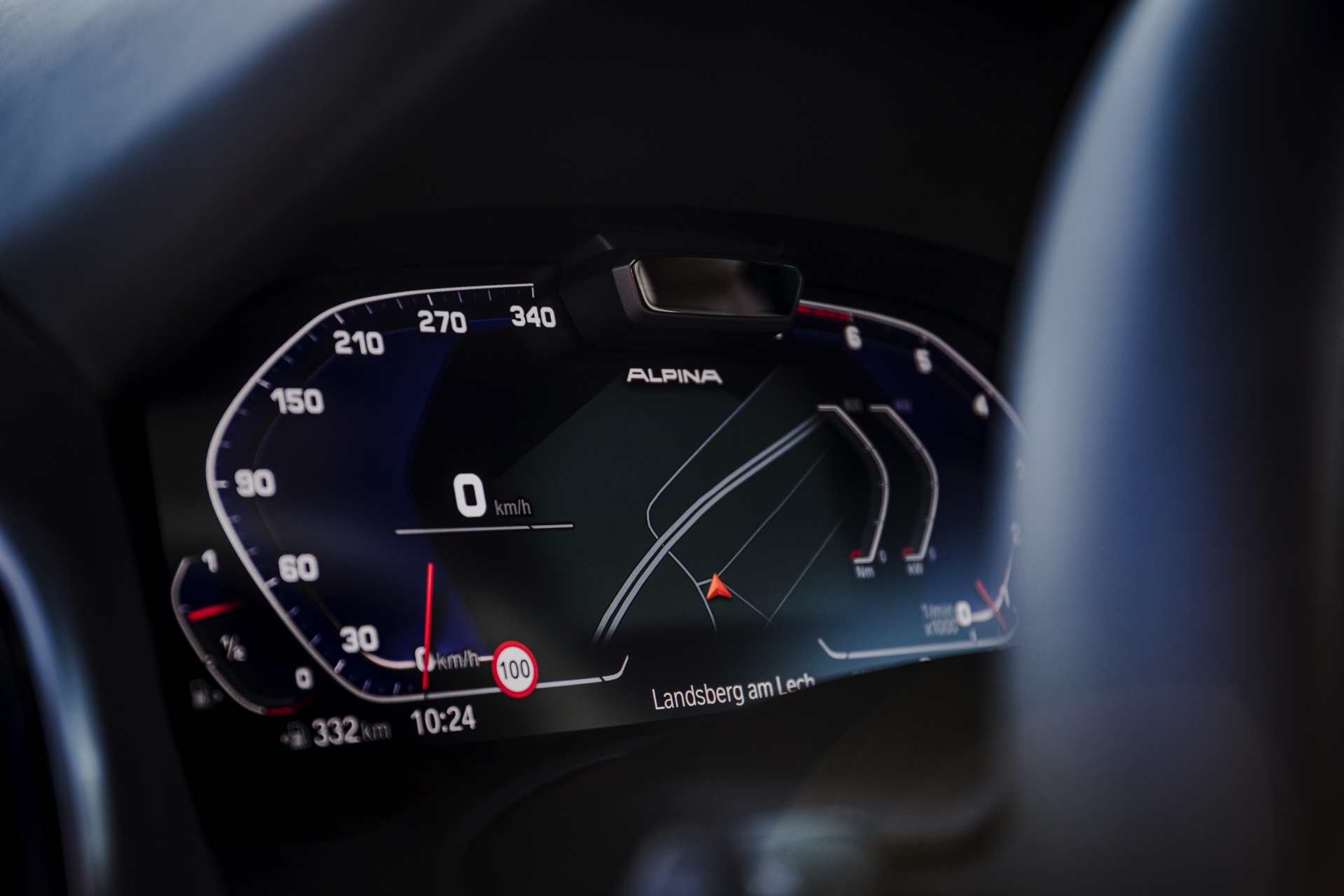 Download 2022 ALPINA B8 Gran Coupé - Digital Instrument Cluster HD Wallpaper 1920x1280 #30