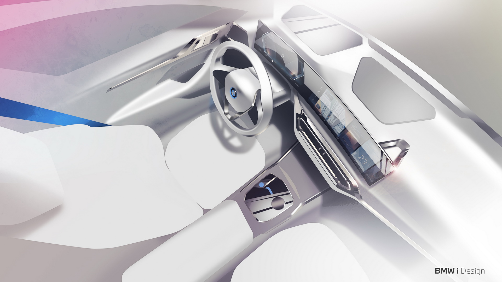 Download 2022 BMW i4 M50 - Design Sketch HD Wallpaper 1921x1080 #29