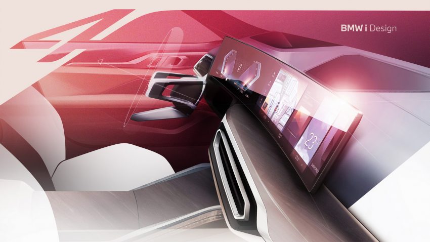 2022 BMW i4 M50 - Design Sketch Wallpaper 850x478 #30