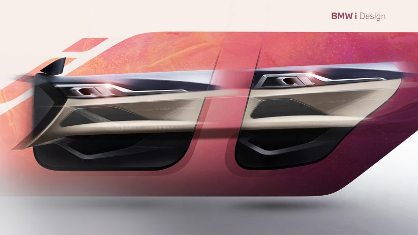 2022 BMW i4 M50 - Design Sketch Wallpaper 850x478 #31