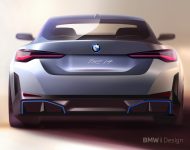 2022 BMW i4 M50 - Design Sketch Wallpaper 190x150