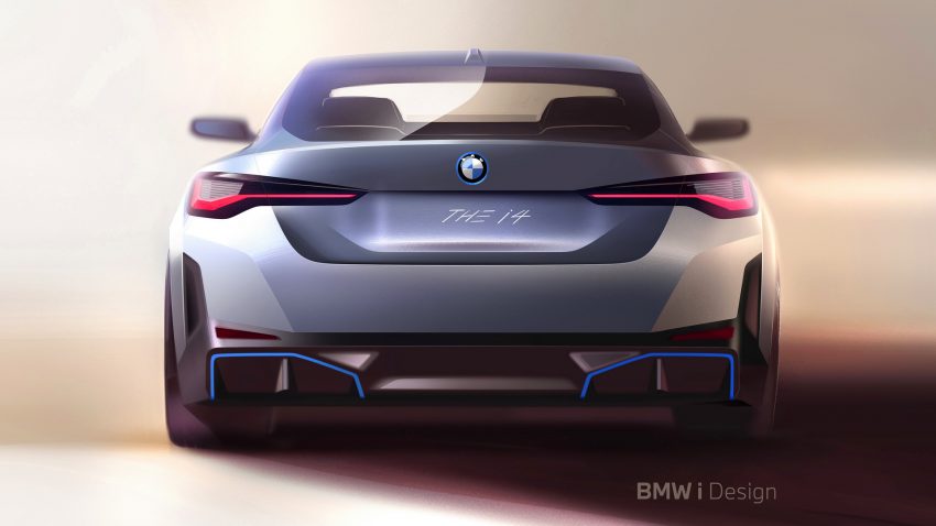 2022 BMW i4 M50 - Design Sketch Wallpaper 850x478 #20