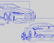 2022 BMW i4 M50 - Design Sketch Wallpaper 190x150