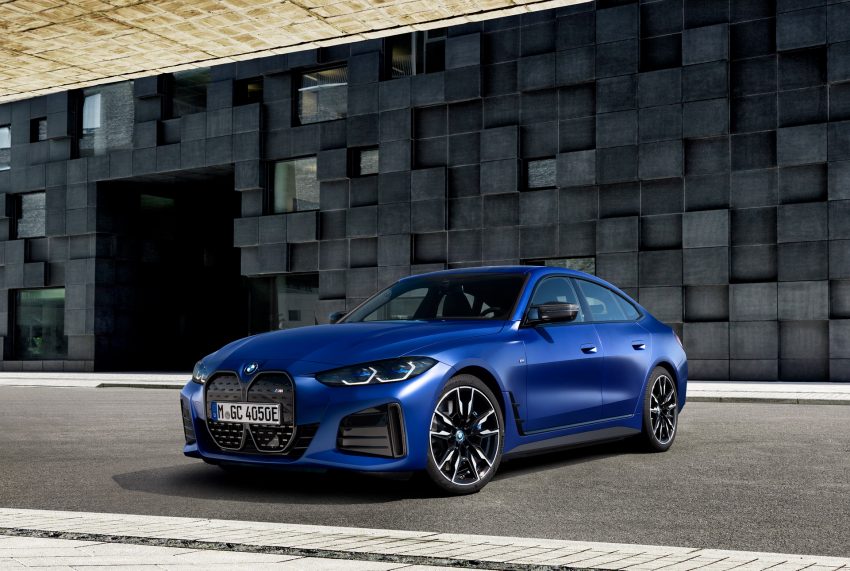2022 BMW i4 M50 - Front Three-Quarter Wallpaper 850x571 #6