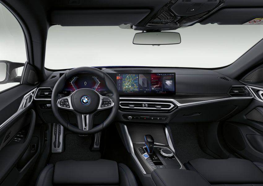2022 BMW i4 M50 - Interior, Cockpit Wallpaper 850x601 #12