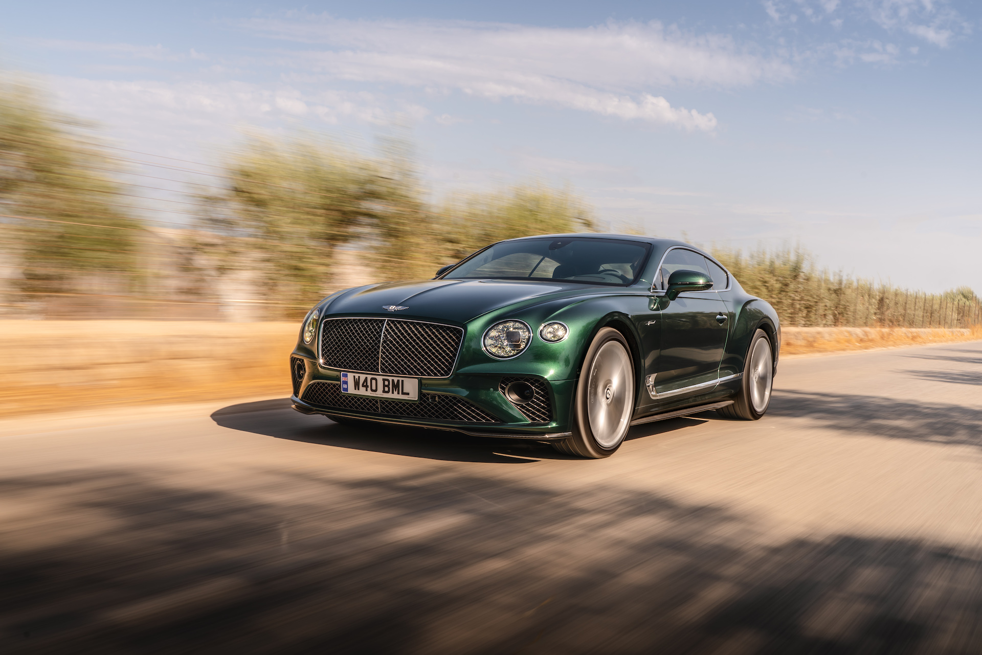 Download 2022 Bentley Continental GT Speed - Front Three-Quarter HD Wallpaper 1920x1280 #126
