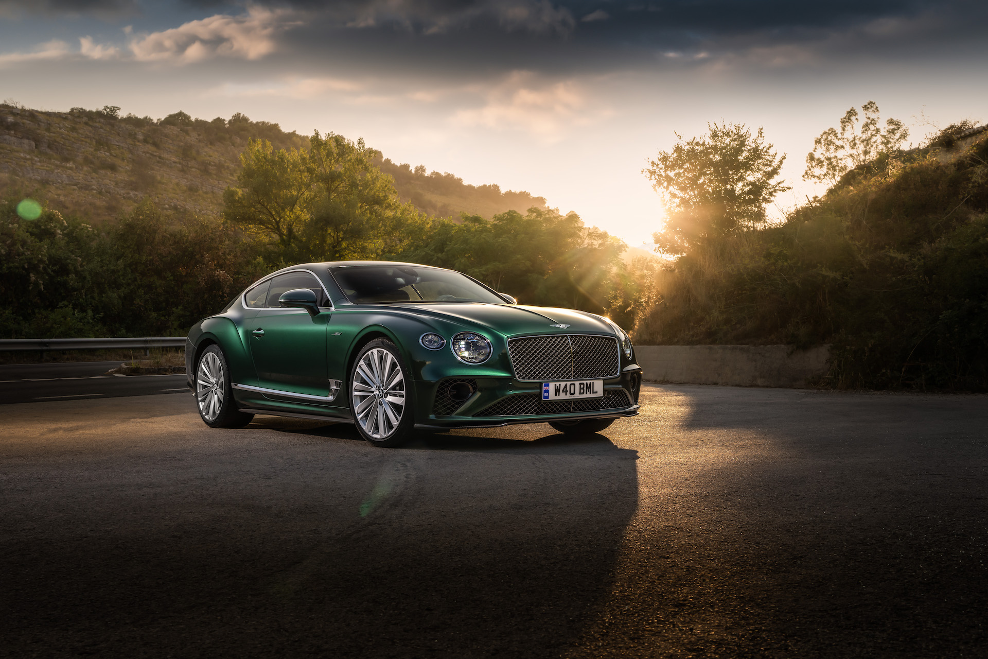 Download 2022 Bentley Continental GT Speed - Front Three-Quarter HD Wallpaper 1920x1280 #134