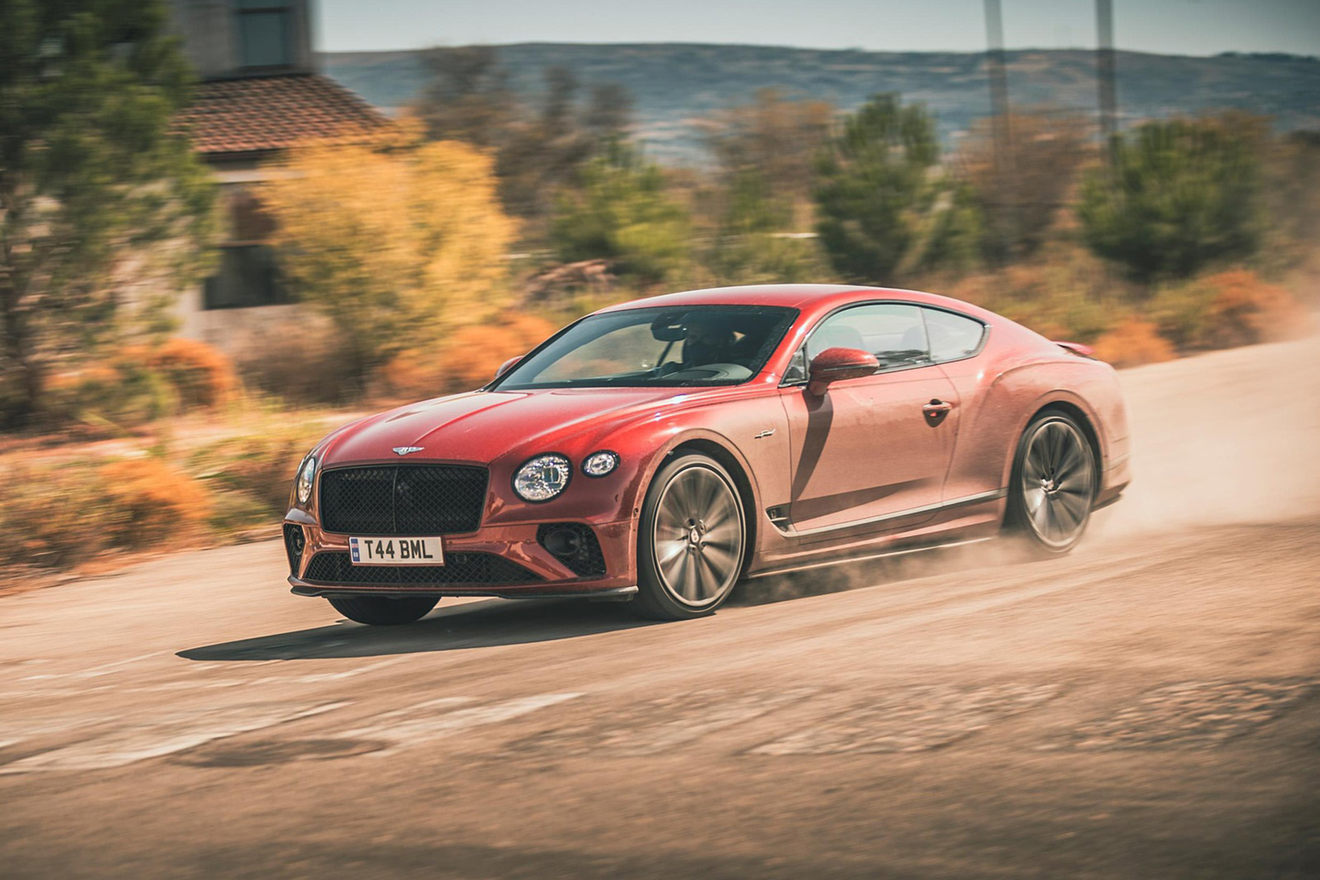Download 2022 Bentley Continental GT Speed - Front Three-Quarter HD Wallpaper 1921x1280 #101