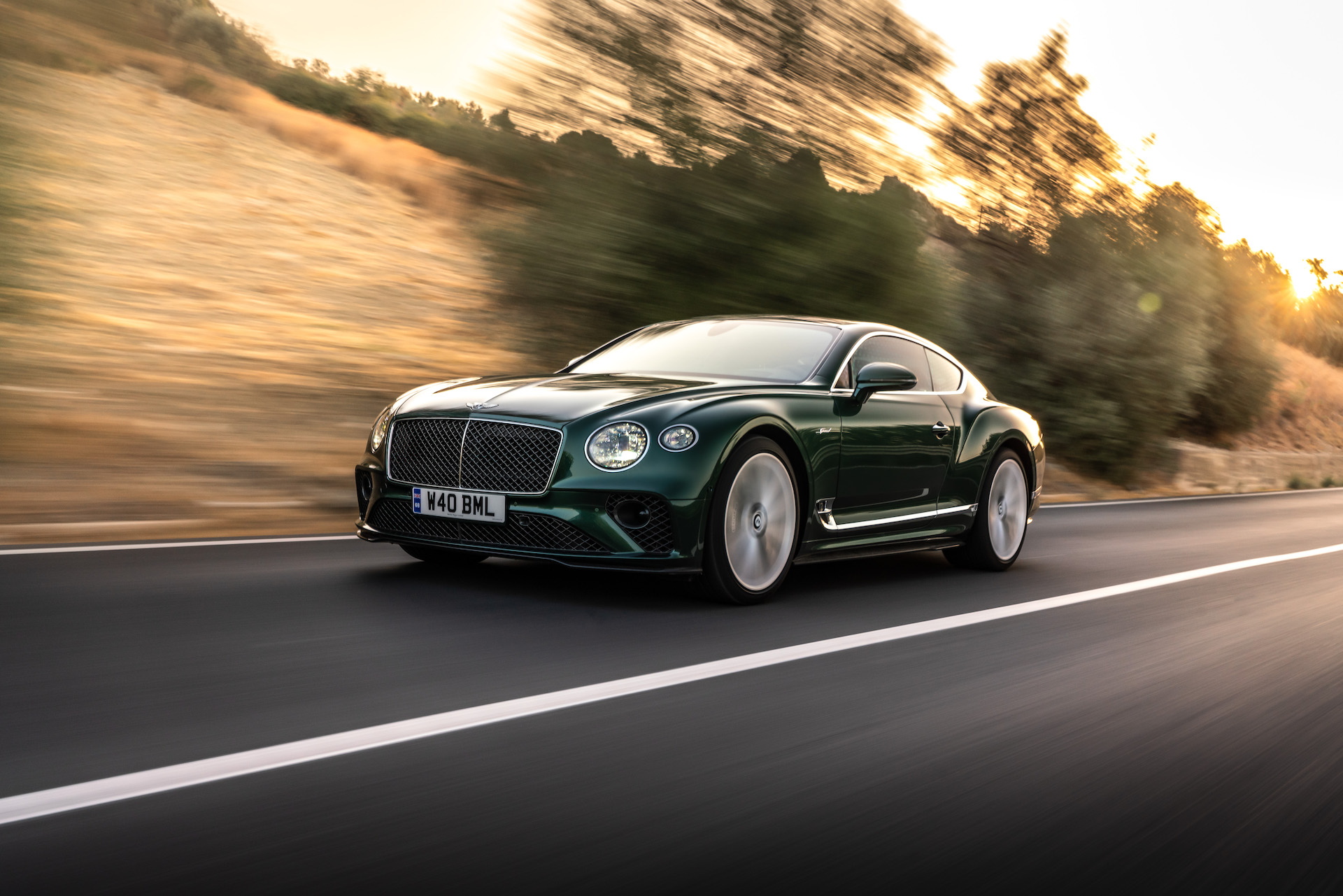 Download 2022 Bentley Continental GT Speed - Front Three-Quarter HD Wallpaper 1920x1281 #128