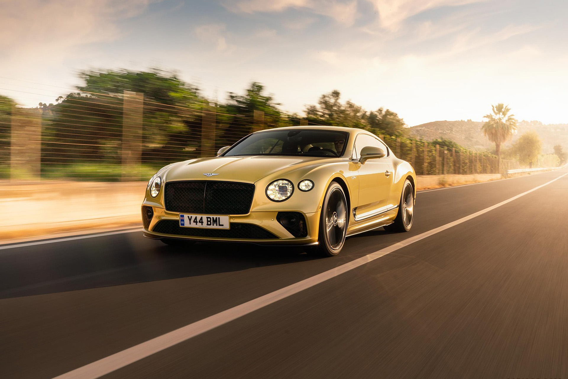 Download 2022 Bentley Continental GT Speed - Front HD Wallpaper 1921x1281 #156