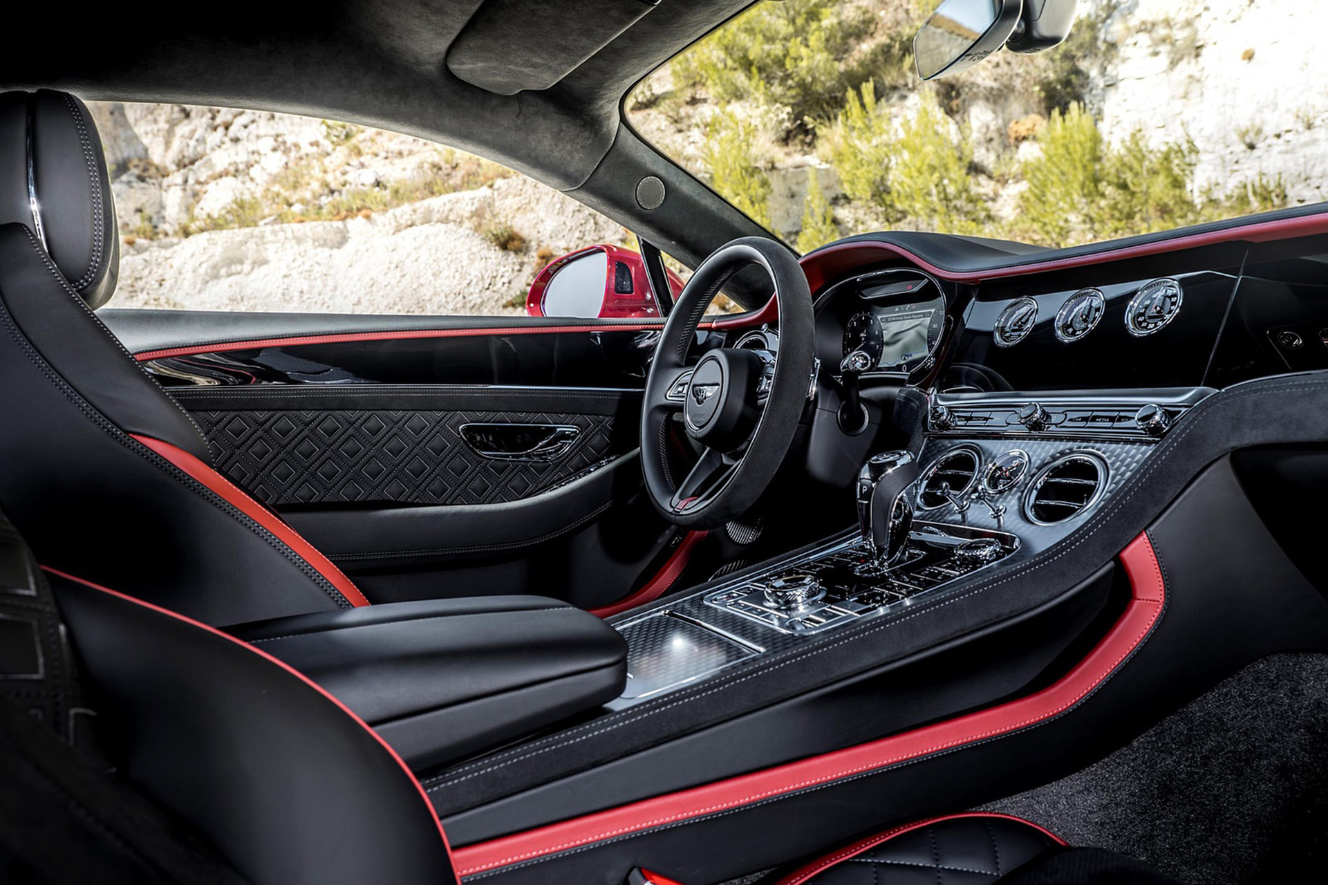 Download 2022 Bentley Continental GT Speed - Interior HD Wallpaper 1921x1280 #123