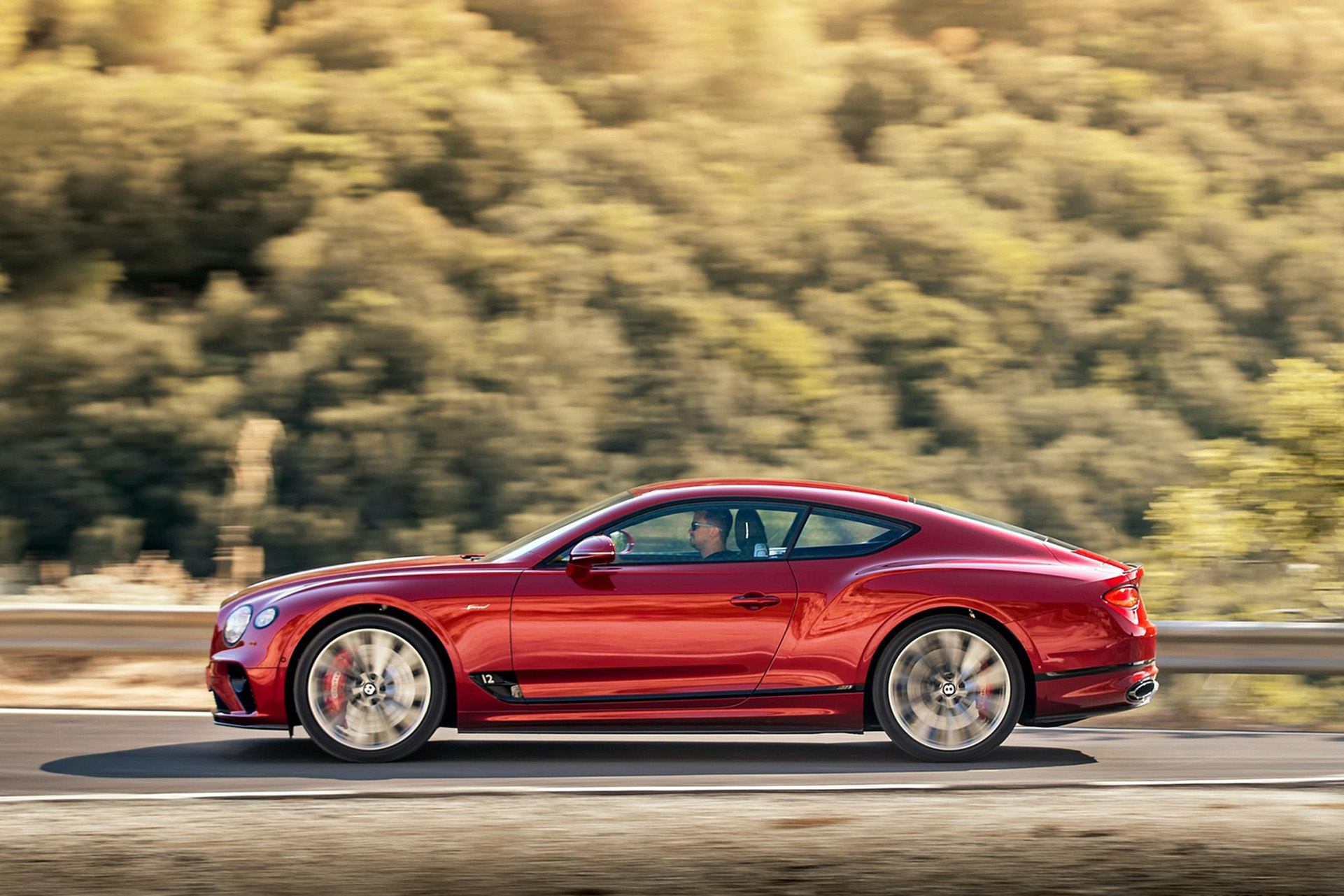 Download 2022 Bentley Continental GT Speed - Side HD Wallpaper 1921x1281 #99
