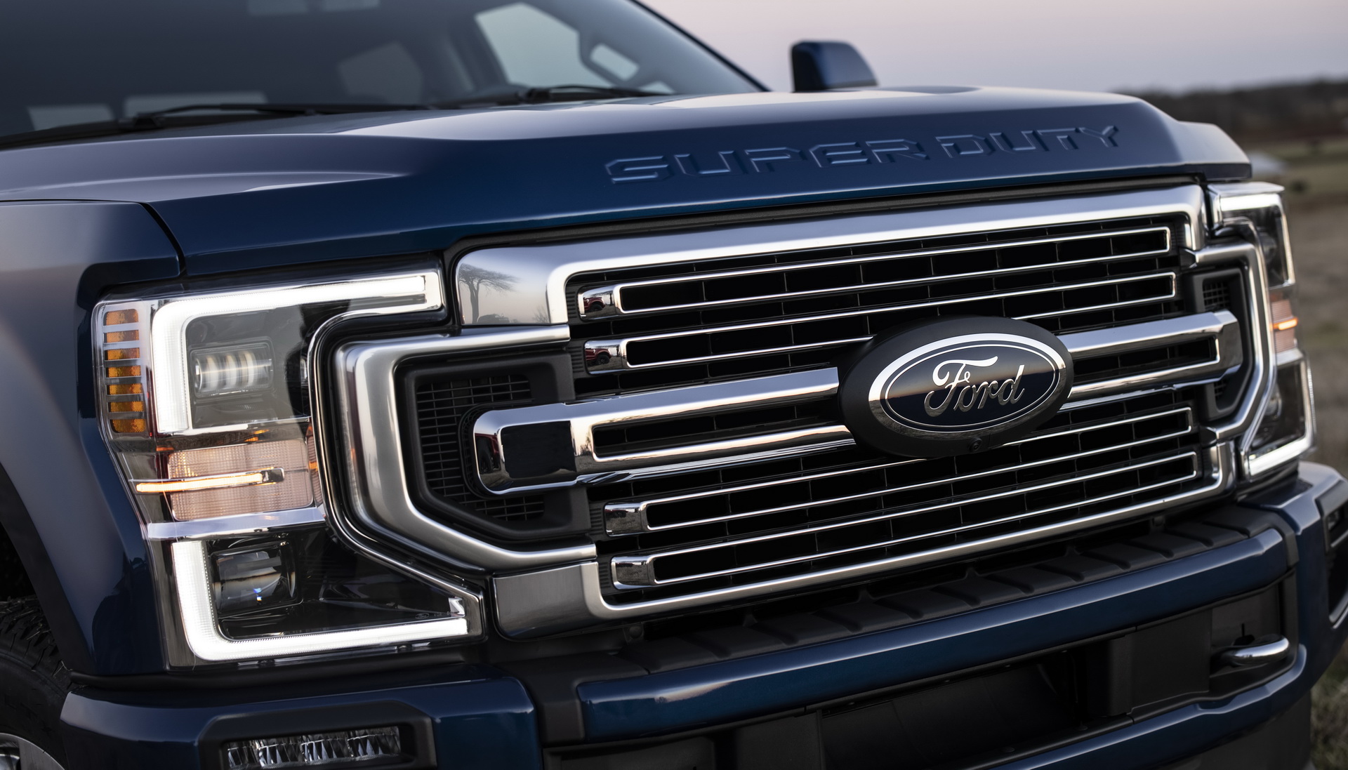 Download 2022 Ford Super Duty - Grille HD Wallpaper 1920x1097 #25
