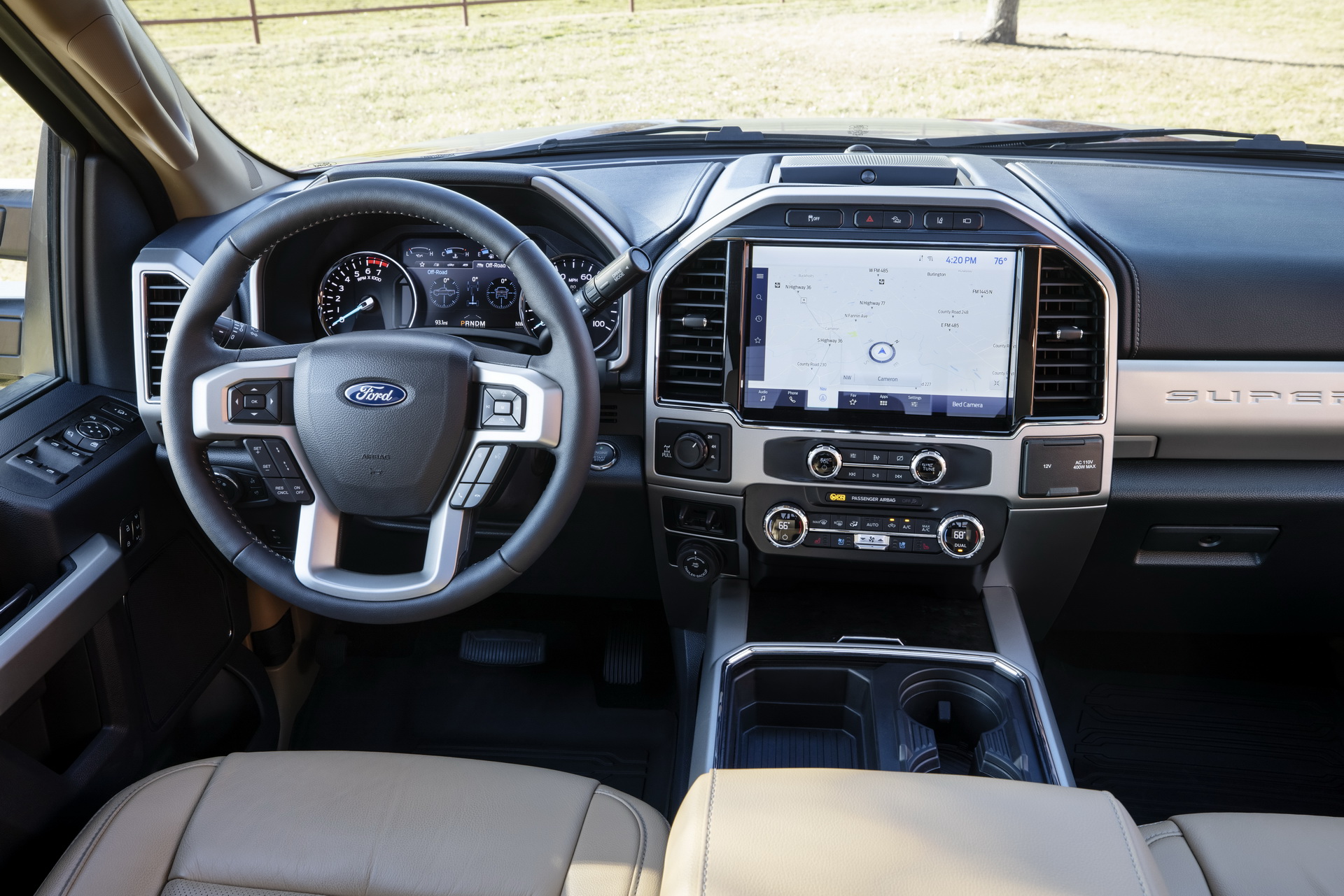 Download 2022 Ford Super Duty - Interior, Cockpit HD Wallpaper 1920x1281 #16