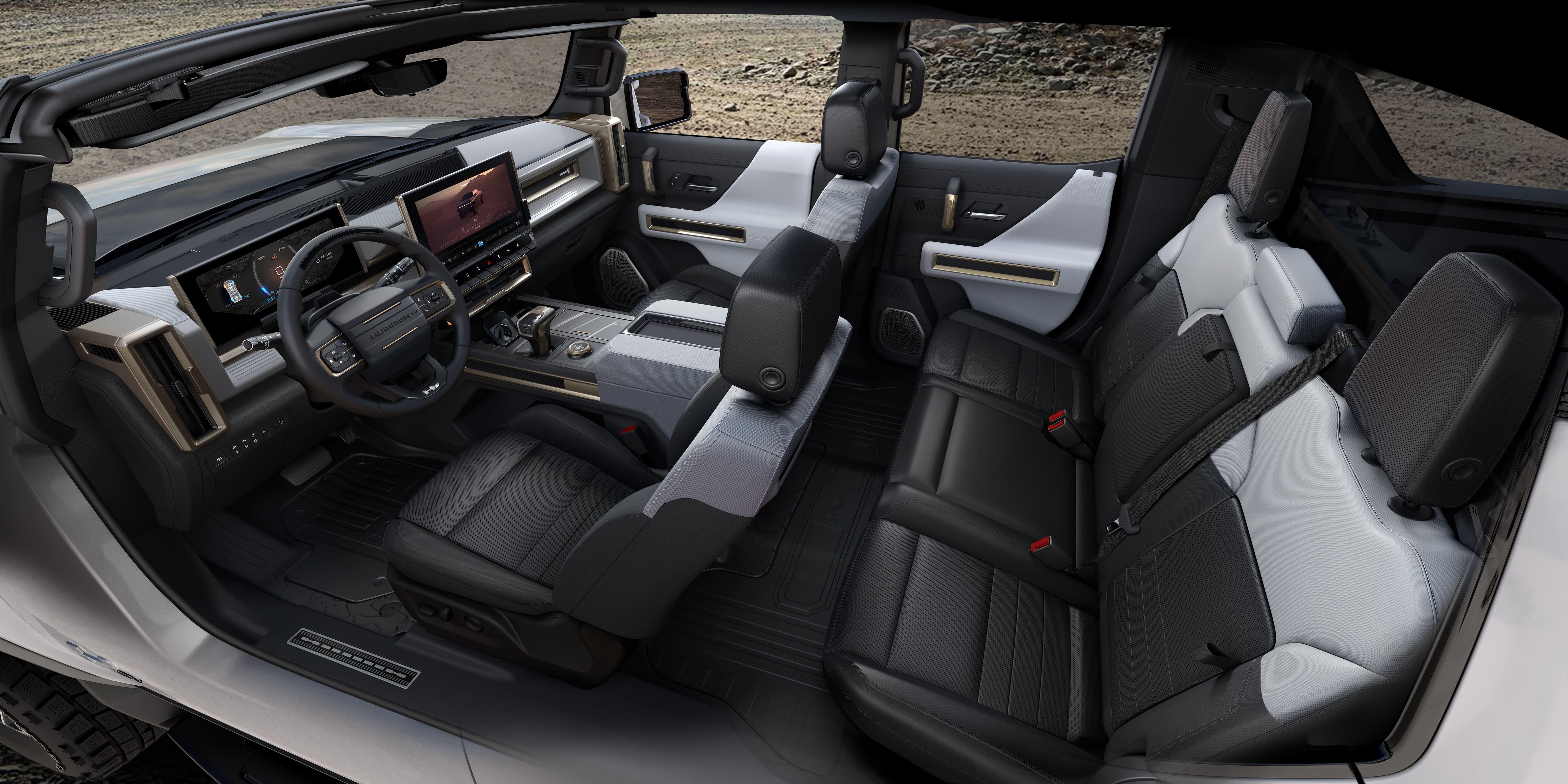 Download 2022 GMC Hummer EV Edition 1 - Interior, Seats HD Wallpaper 5700x2850 #11