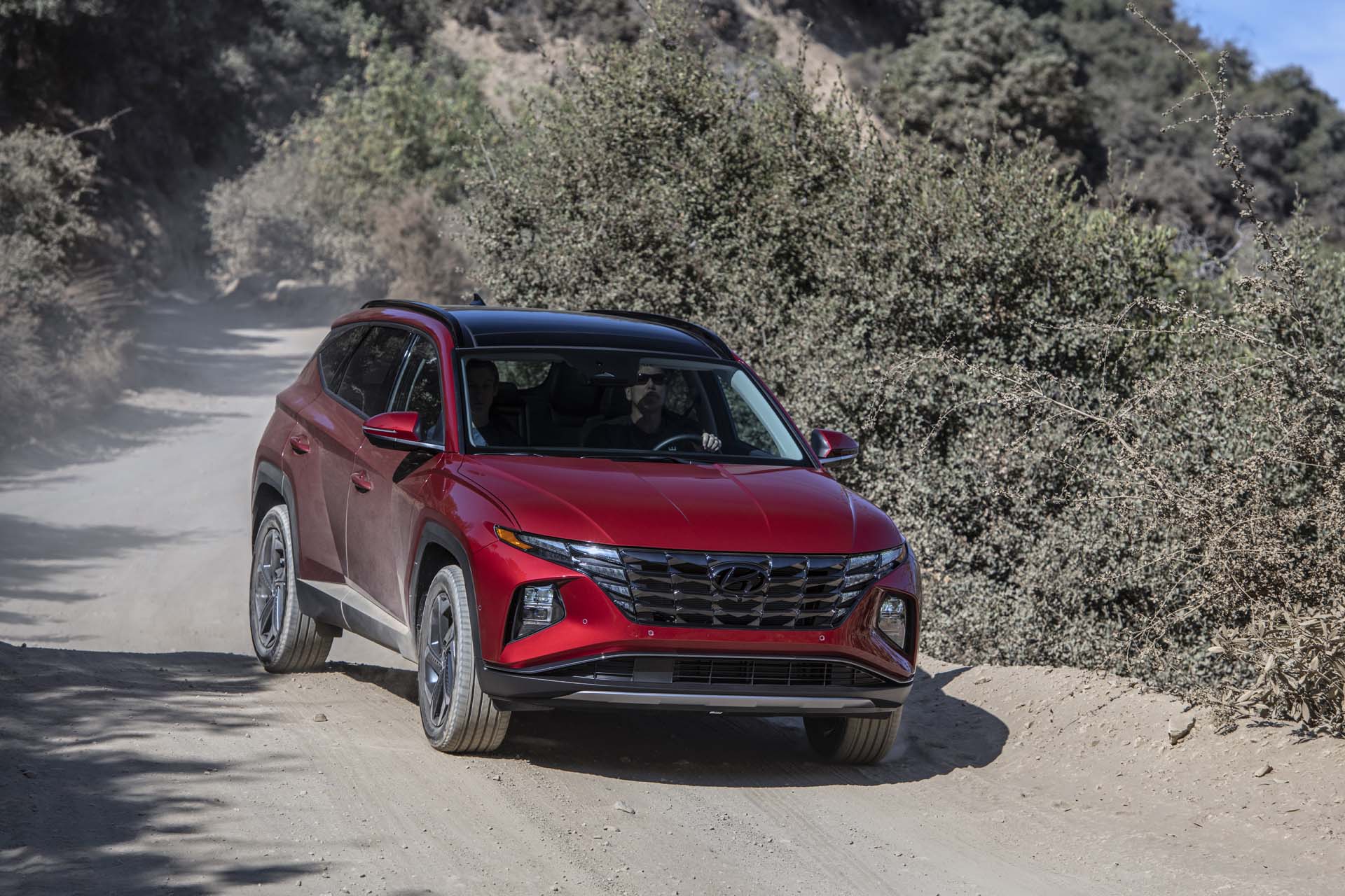Download 2022 Hyundai Tucson - Front HD Wallpaper 1920x1280 #1