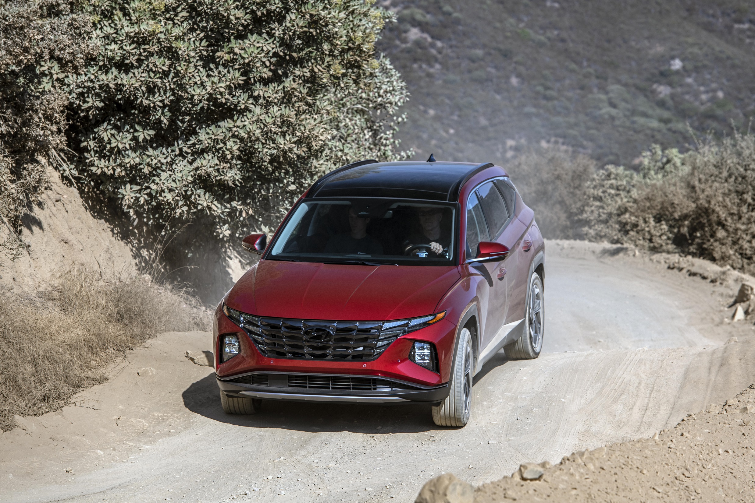 Download 2022 Hyundai Tucson - Front HD Wallpaper 2477x1652 #12