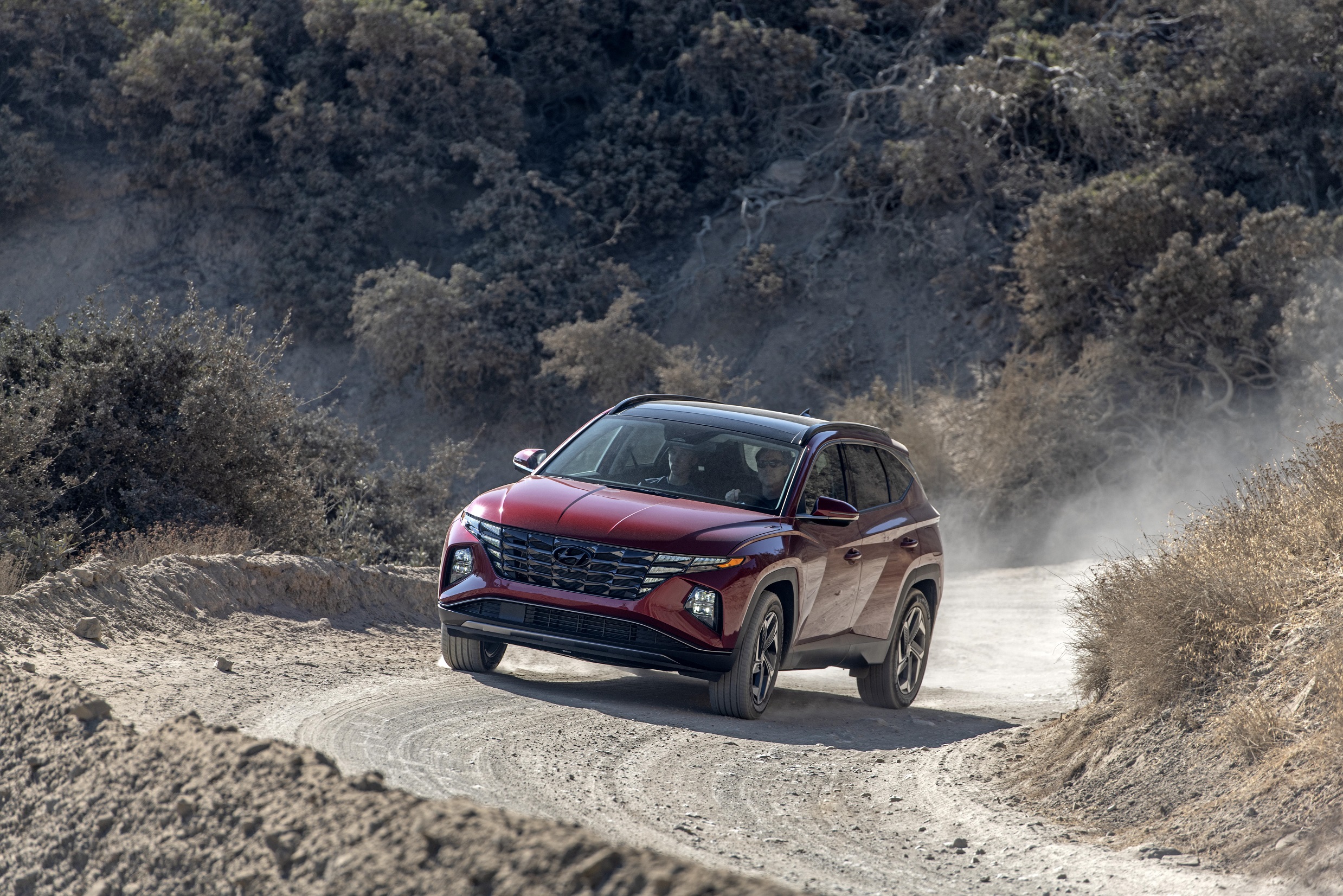 Download 2022 Hyundai Tucson - Front HD Wallpaper 2477x1652 #13