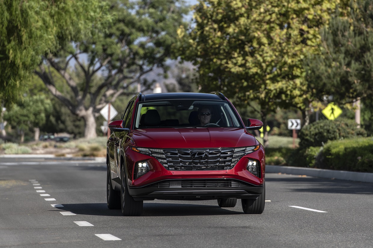 Download 2022 Hyundai Tucson - Front HD Wallpaper 1239x826 #20