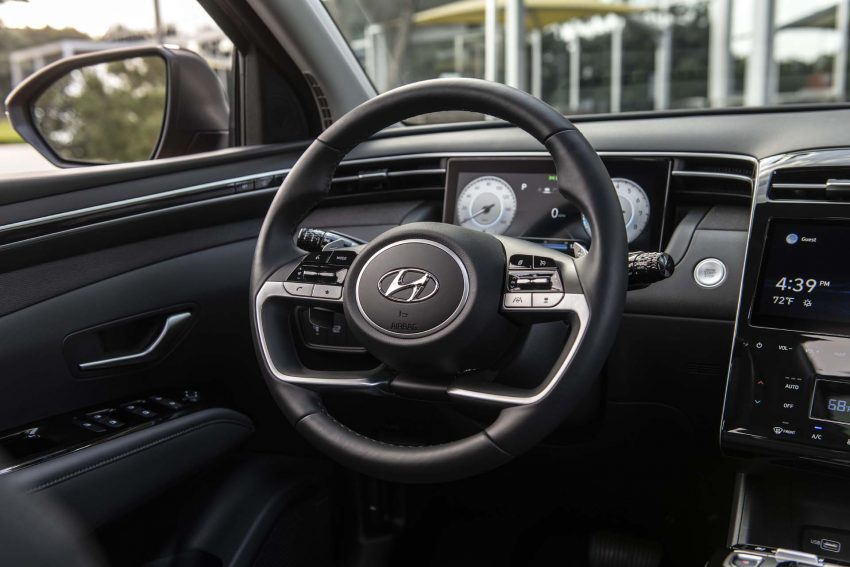 2022 Hyundai Tucson - Interior, Steering Wheel Wallpaper 850x567 #51