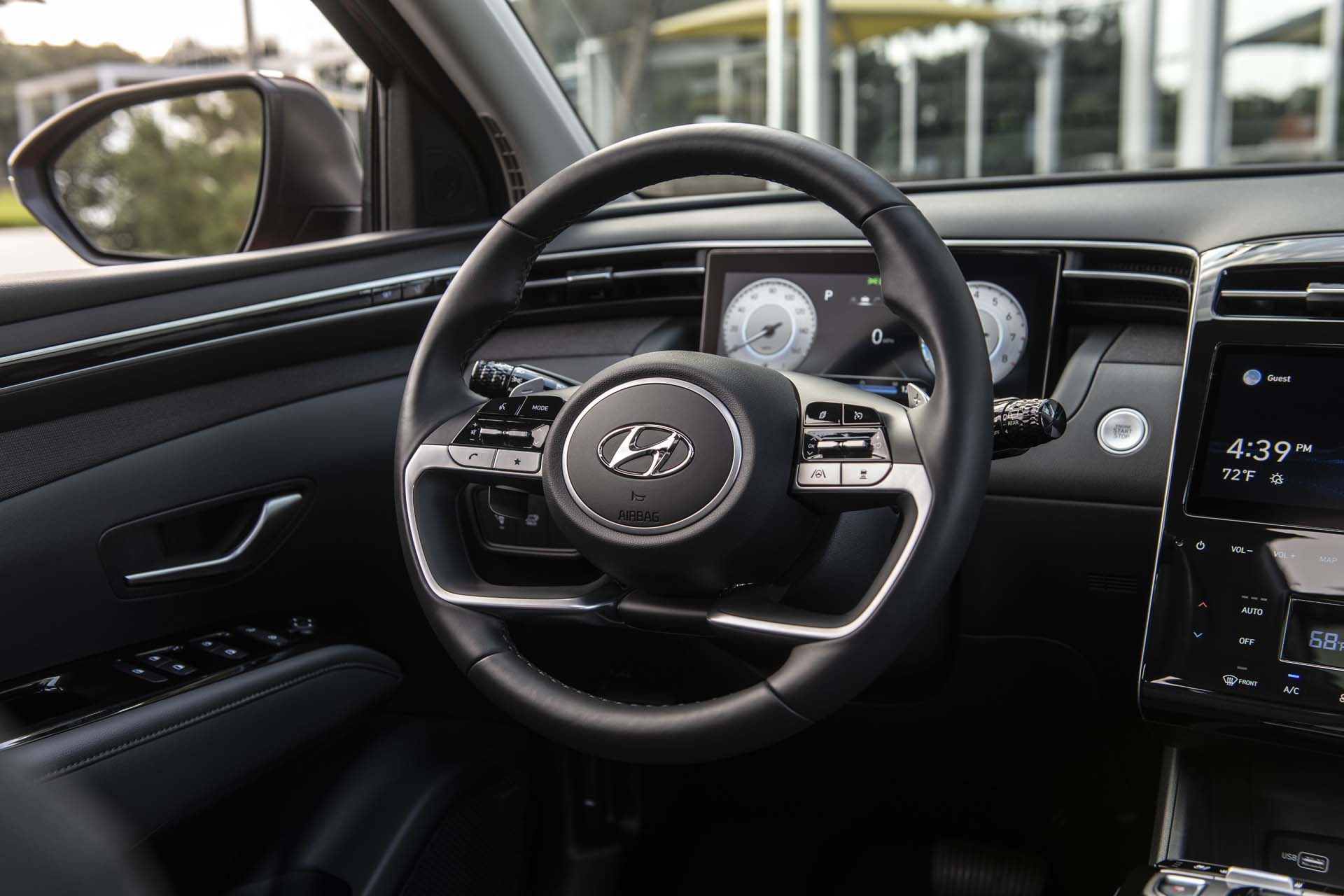 Download 2022 Hyundai Tucson - Interior, Steering Wheel HD Wallpaper 1920x1280 #51