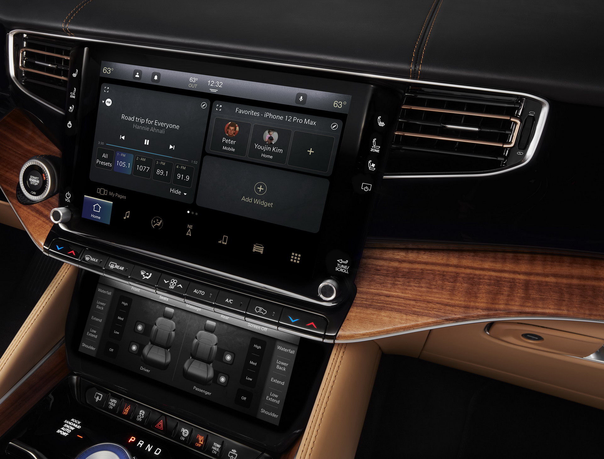 Download 2022 Jeep Grand Wagoneer - Central Console HD Wallpaper 1920x1461 #80