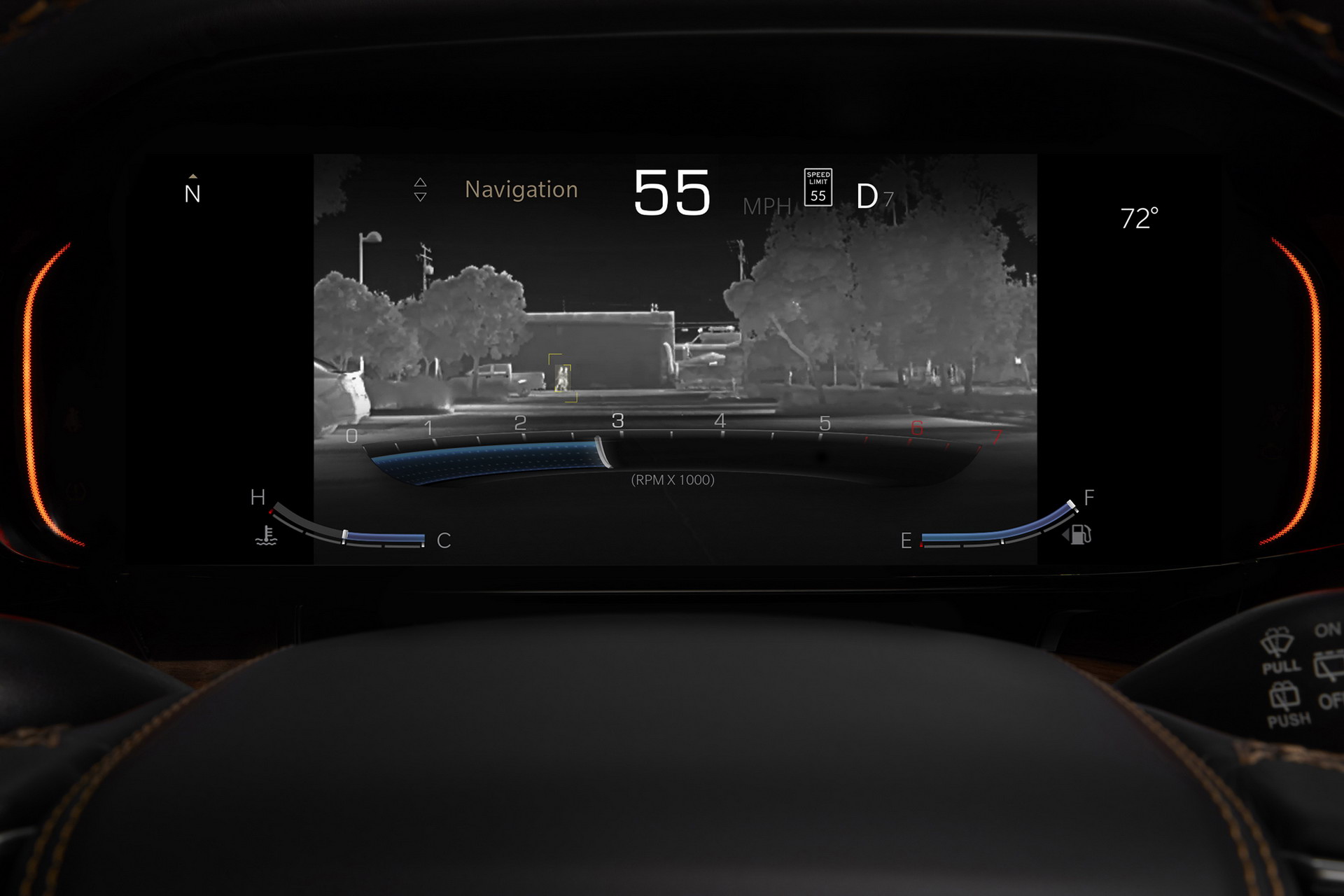 Download 2022 Jeep Grand Wagoneer - Digital Instrument Cluster HD Wallpaper 1920x1280 #45