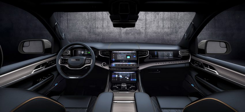 2022 Jeep Grand Wagoneer - Interior, Cockpit Wallpaper 850x388 #52