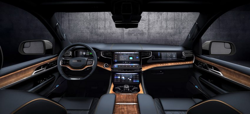 2022 Jeep Grand Wagoneer - Interior, Cockpit Wallpaper 850x388 #53