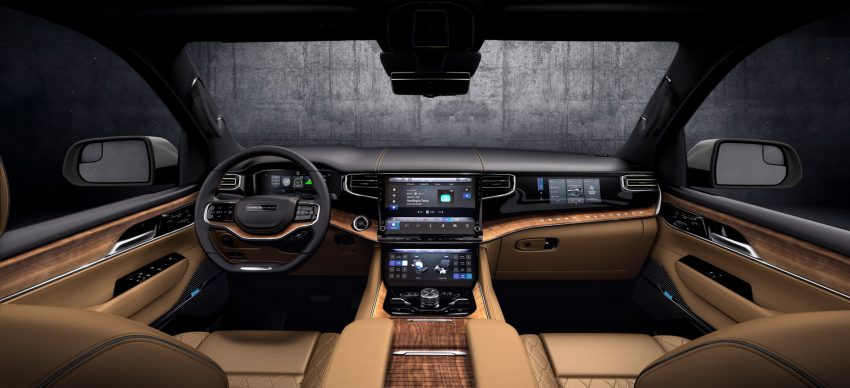 2022 Jeep Grand Wagoneer - Interior, Cockpit Wallpaper 850x388 #56