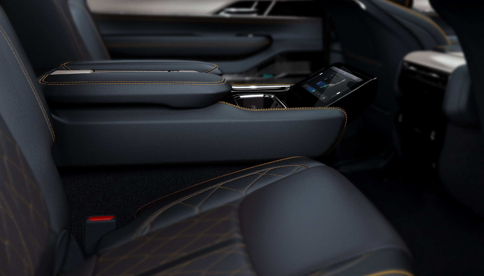 Download 2022 Jeep Grand Wagoneer - Interior, Detail HD Wallpaper 1920x1096 #57