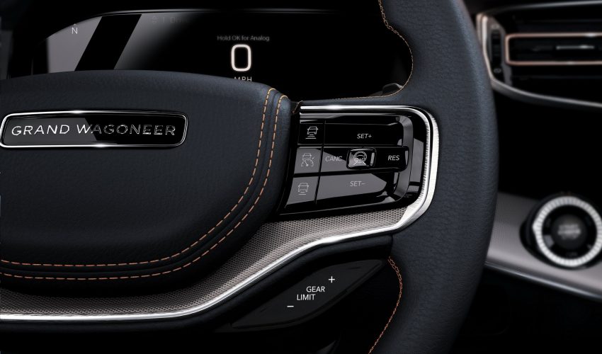 2022 Jeep Grand Wagoneer - Interior, Steering Wheel Wallpaper 850x500 #64