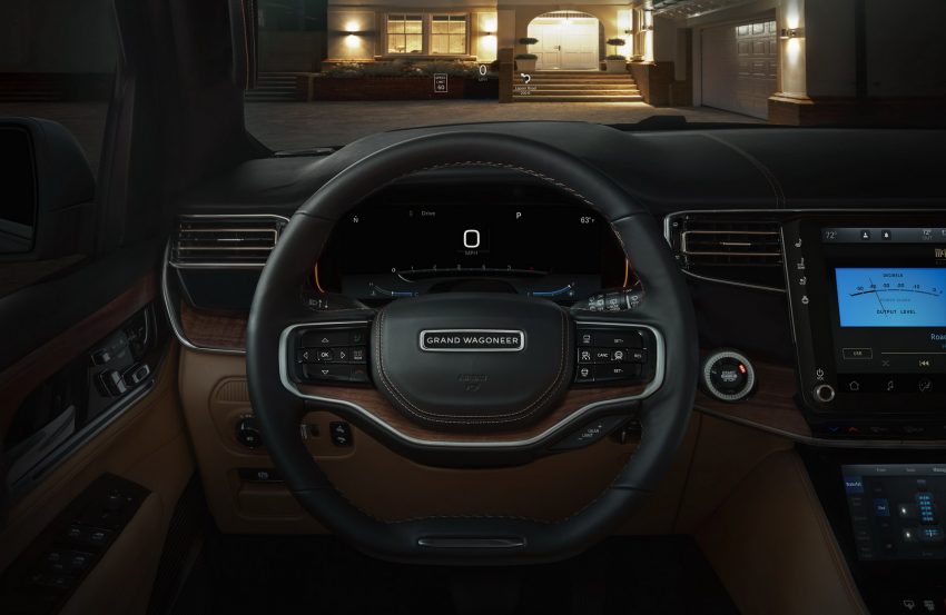2022 Jeep Grand Wagoneer - Interior, Steering Wheel Wallpaper 850x553 #94