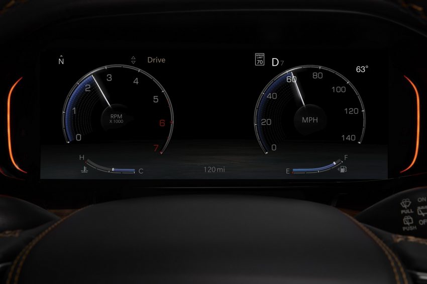 2022 Jeep Wagoneer - Digital Instrument Cluster Wallpaper 850x567 #51