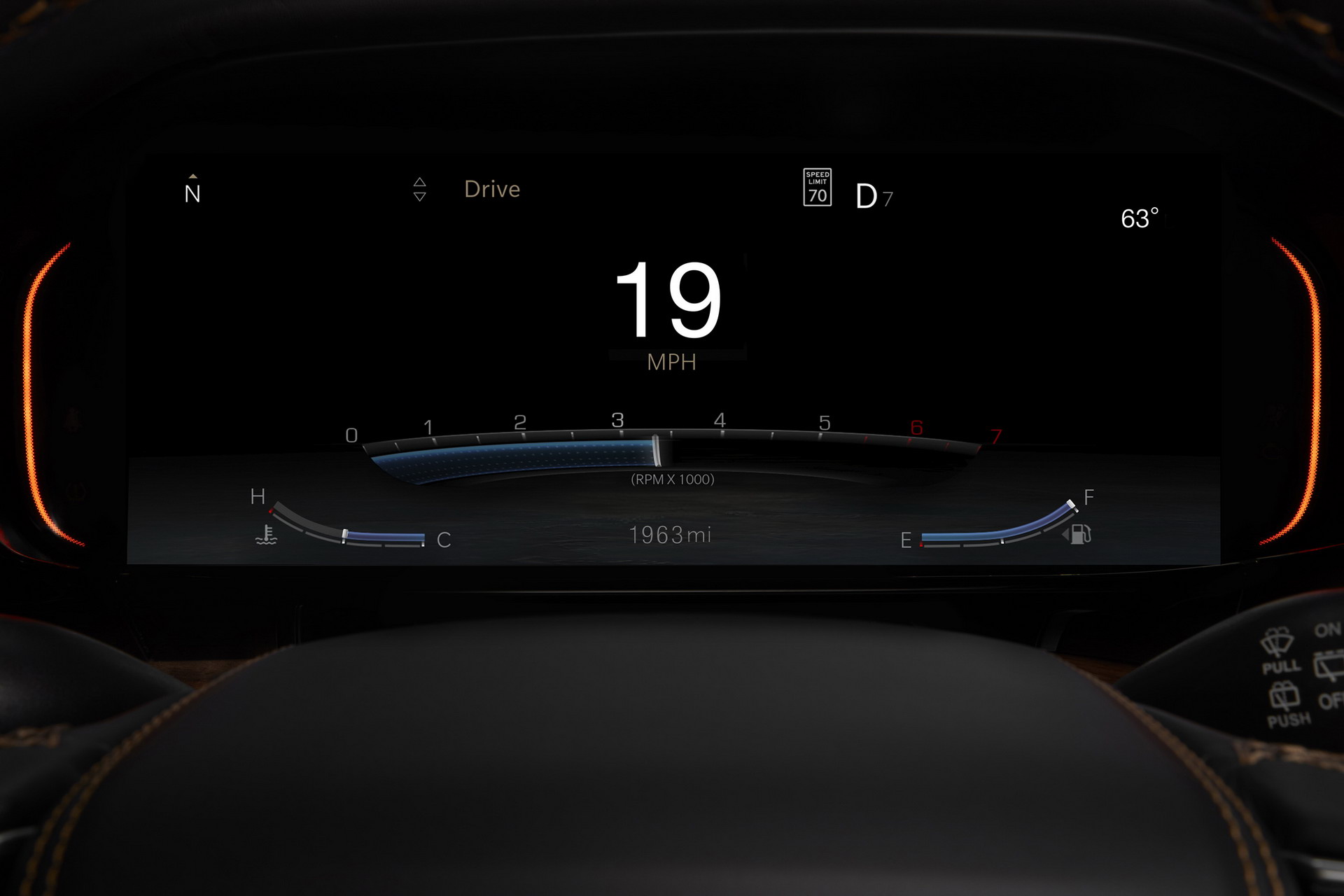 Download 2022 Jeep Wagoneer - Digital Instrument Cluster HD Wallpaper 1920x1280 #52