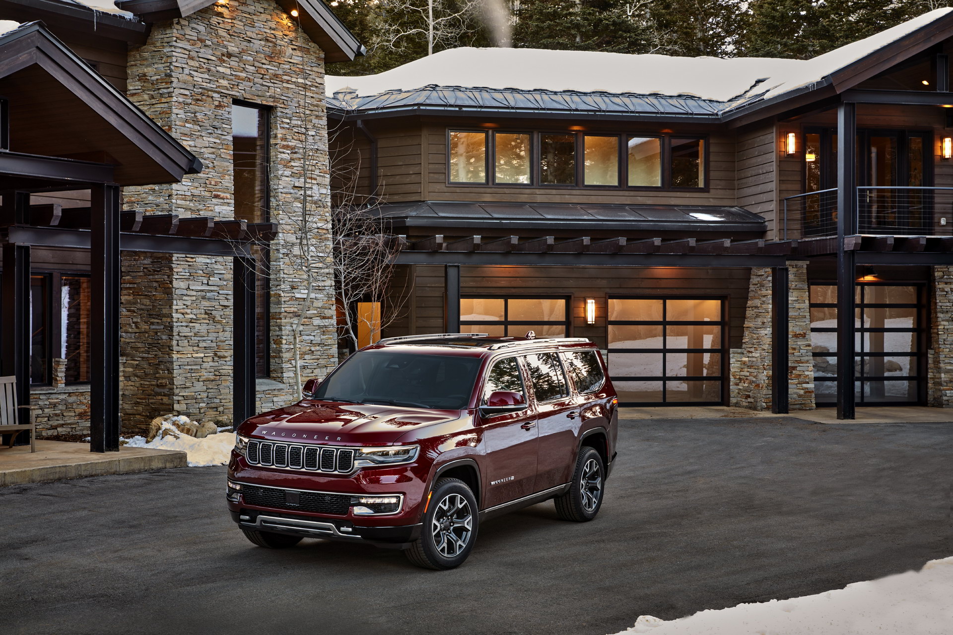 Download 2022 Jeep Wagoneer - Front Three-Quarter HD Wallpaper 1920x1280 #29