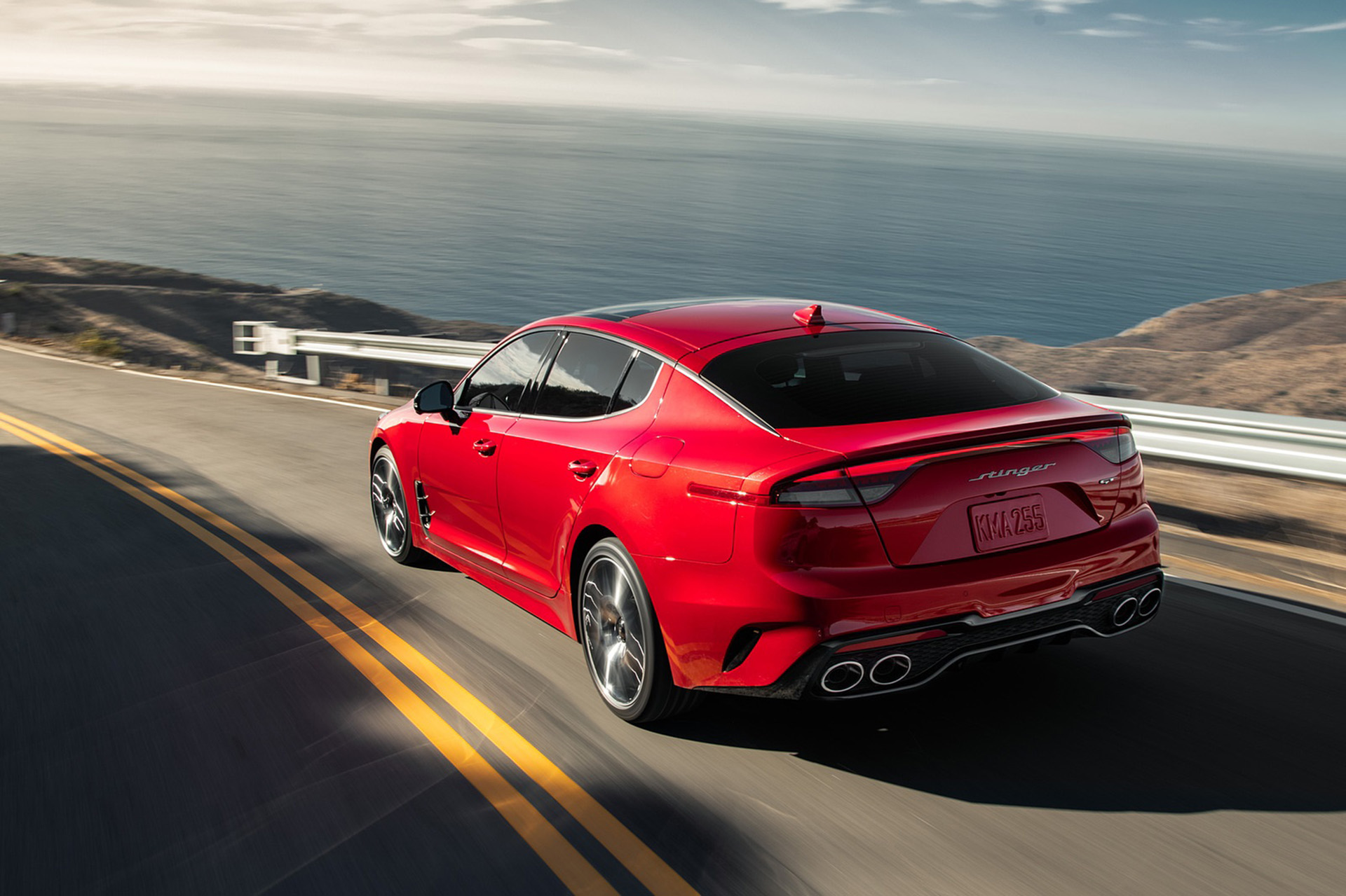 Download 2022 Kia Stinger GT - Rear Three-Quarter HD Wallpaper 1920x1279 #5