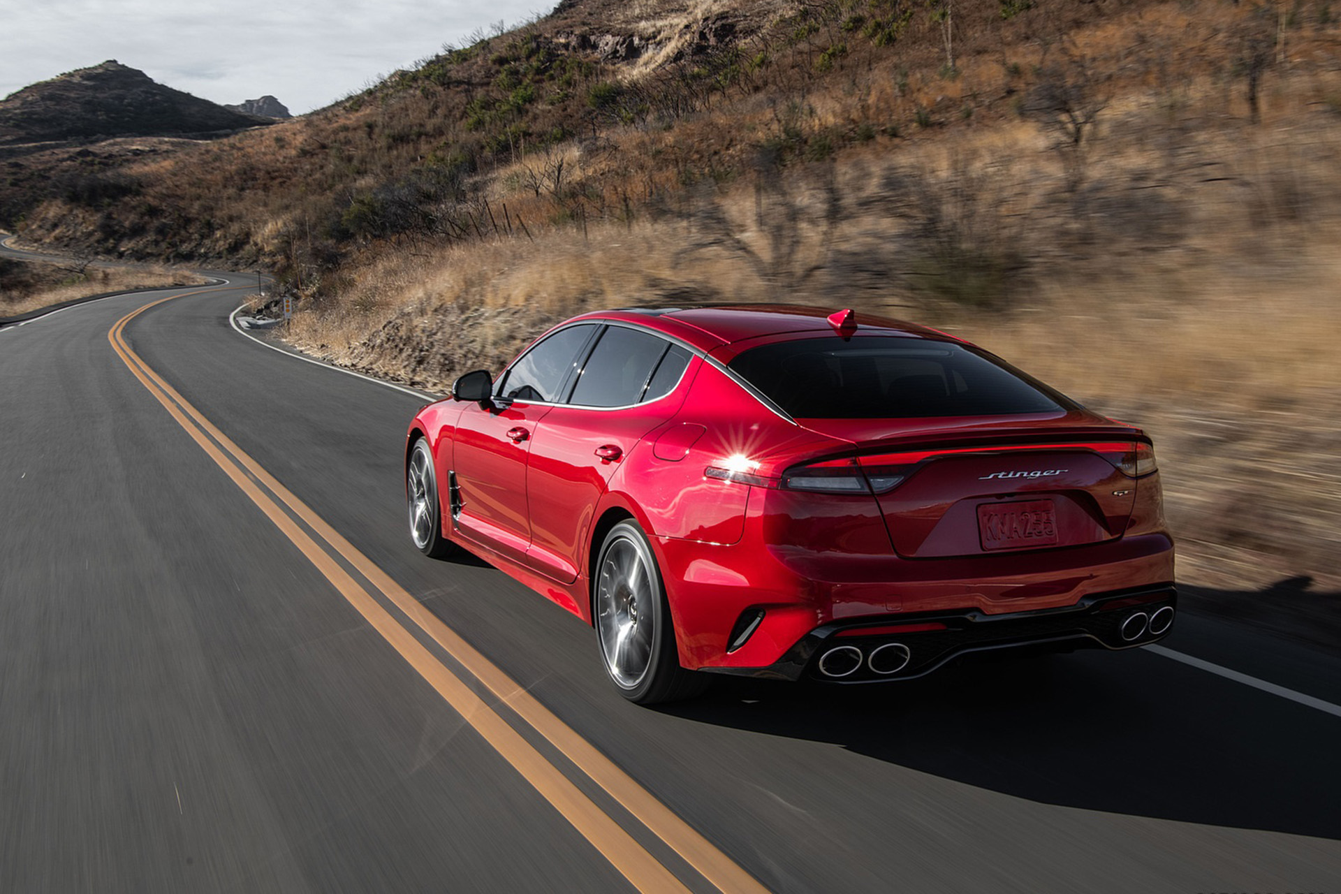 Download 2022 Kia Stinger GT - Rear Three-Quarter HD Wallpaper 1920x1280 #8