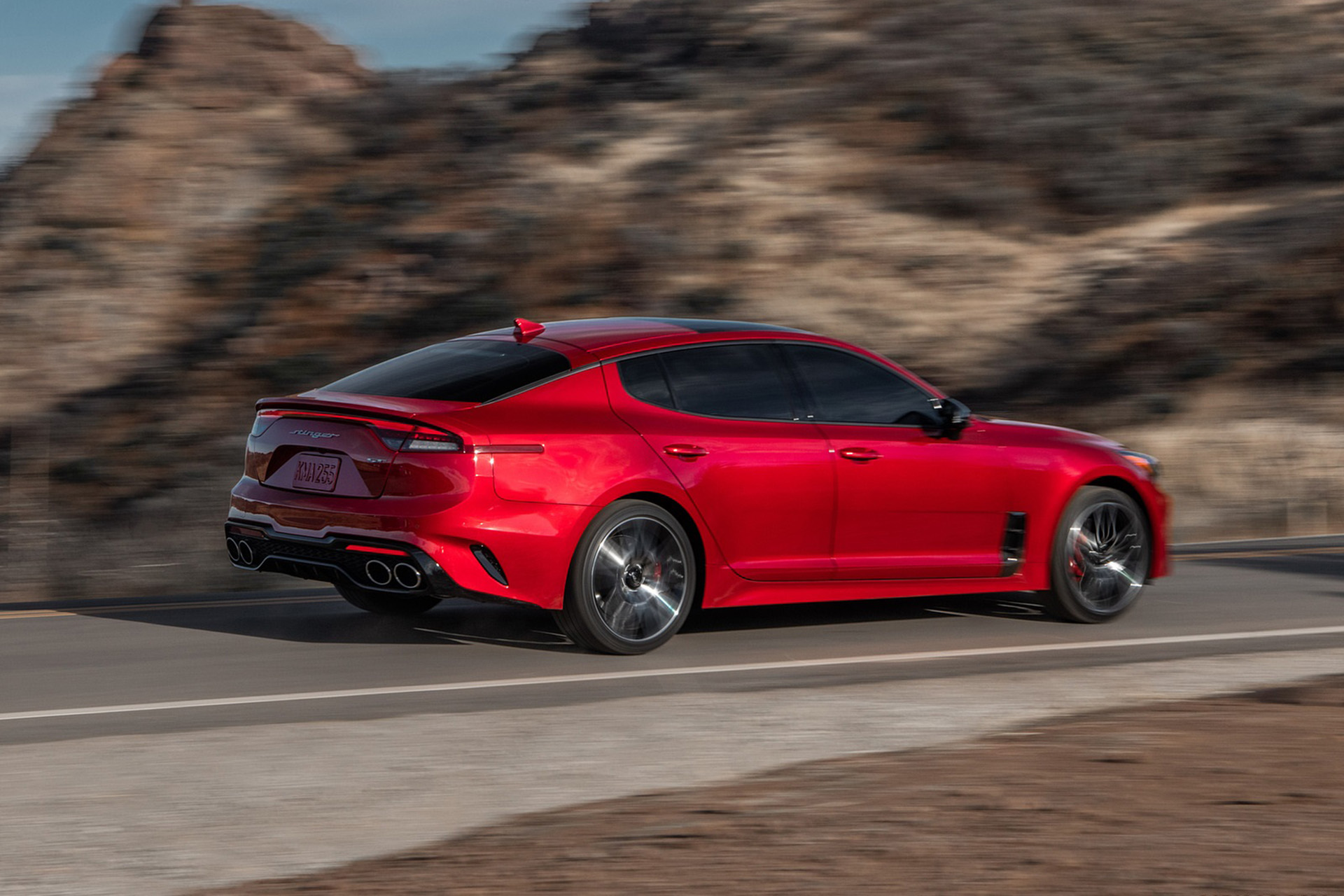 Download 2022 Kia Stinger GT - Rear Three-Quarter HD Wallpaper 1920x1280 #9