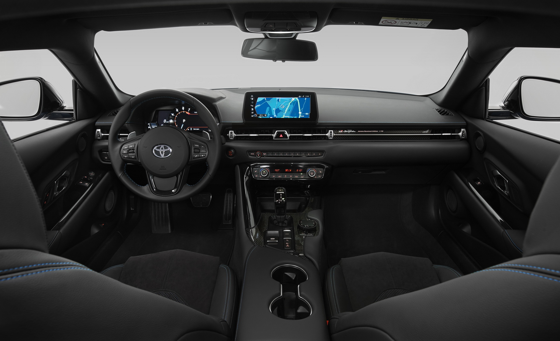 Download 2022 Toyota GR Supra Jarama Racetrack Edition - Interior, Cockpit HD Wallpaper 1920x1172 #10